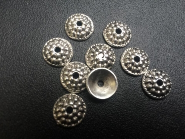 10 Perlenkappen Tüpfli 10,5mm
