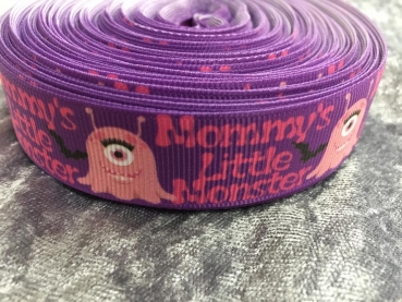 Ripsband 25mm Mommy Monster