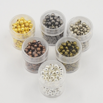 5mm Zwischenperlen in 5 Farben ca 500 Perlen