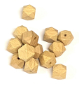 10 Naturholz Hexagon Buche 18mm