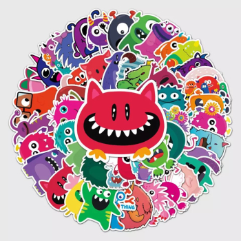50 Sticker Monster