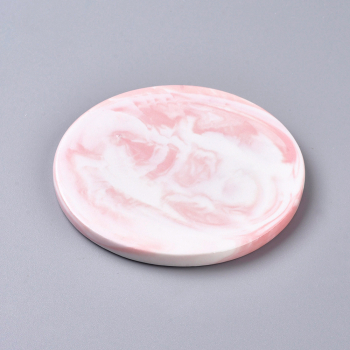 Marmorplatte für Siegelwachs rosa 9.5cm Durchmesser